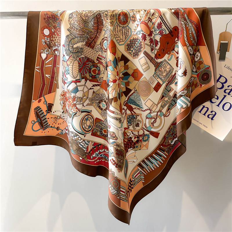 Silk Scarf Square - Nuova Sciarpa Quadrata in Seta Twill
