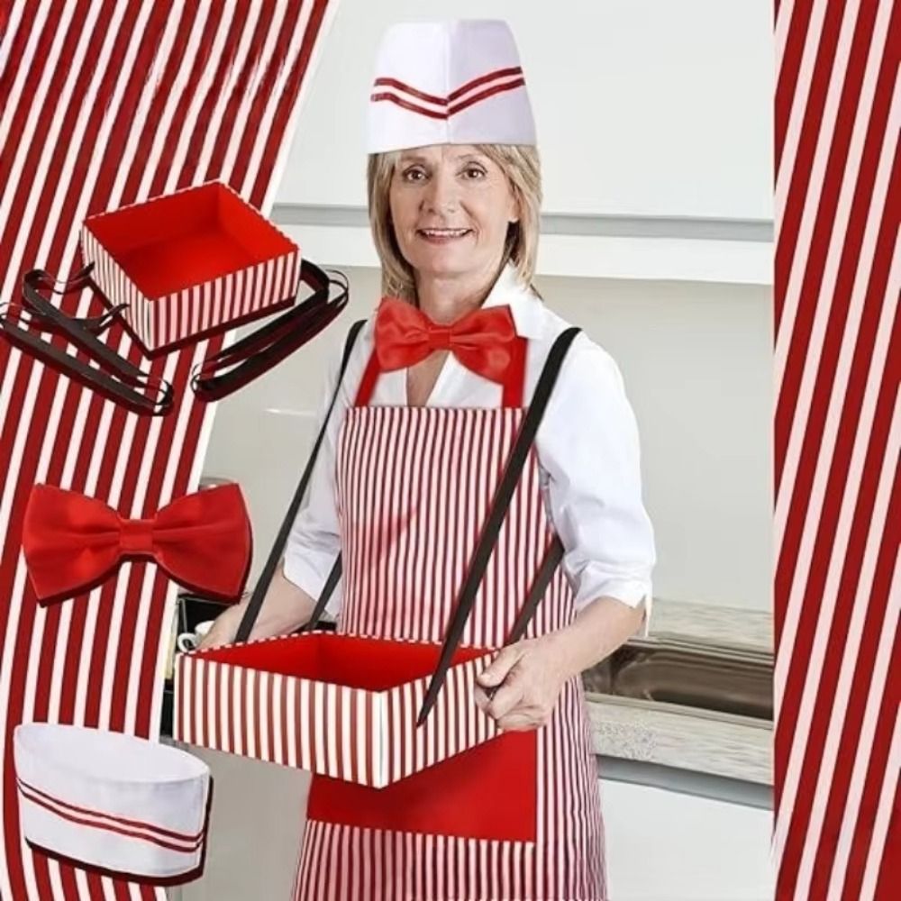 Women Kitchen Accessories - Grembiule da cameriere per cosplay da
