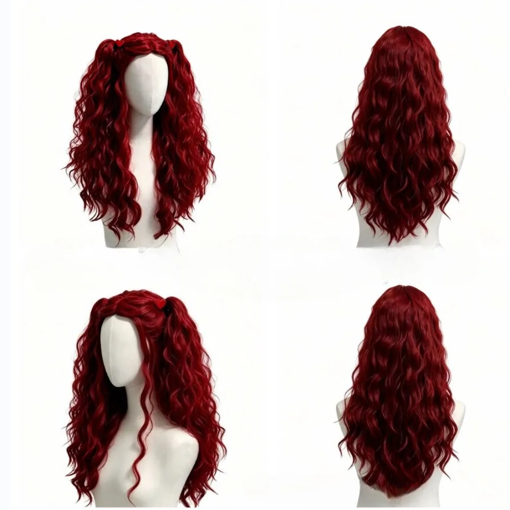 Parrucca sintetica lunga e ric - Women'S Red Accessories recensione e prezzo