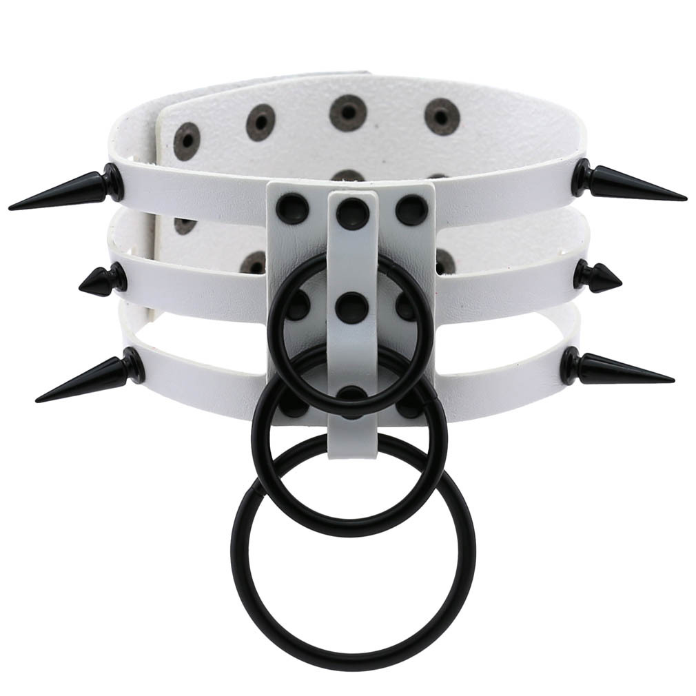 Moda donna uomo rivetto nero i - Women'S Emo Accessories recensione e prezzo