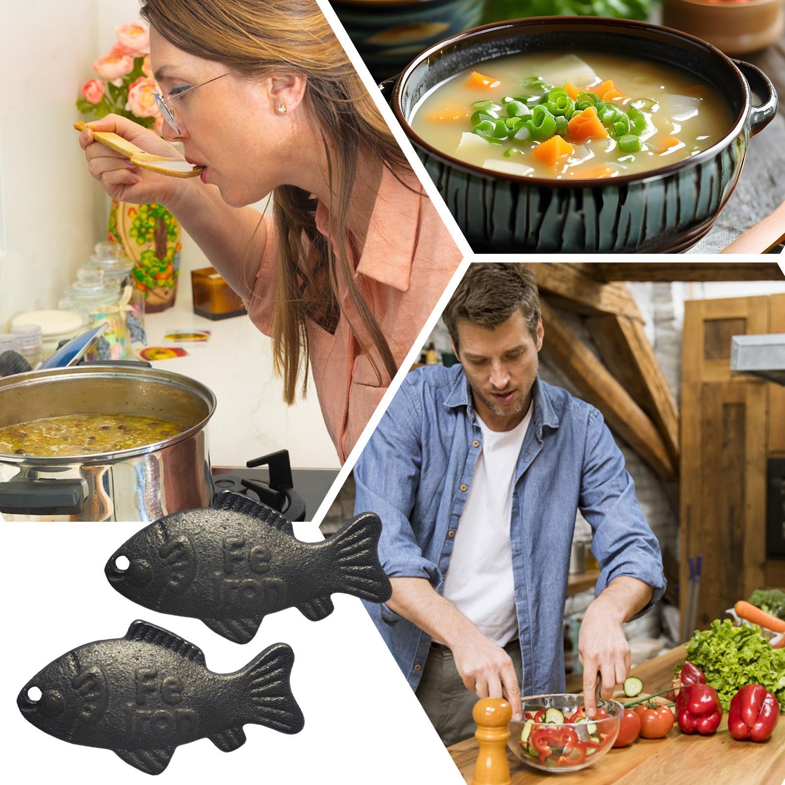 2 pezzi di pesce di ferro, una - Women Kitchen Accessories recensione e prezzo