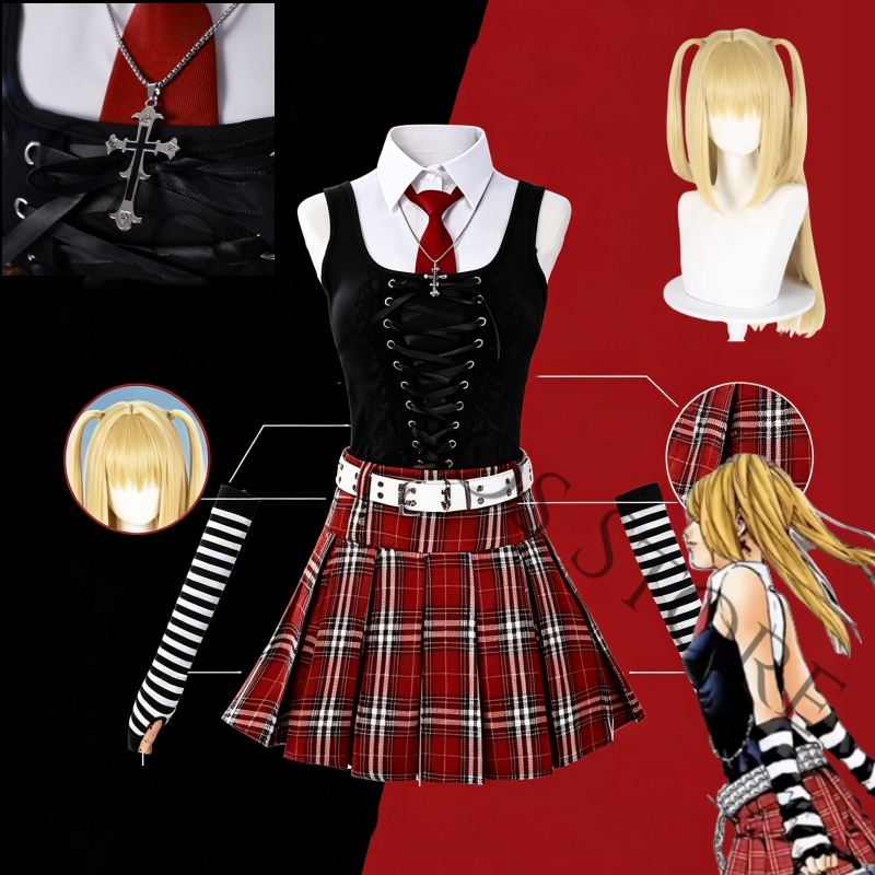 Costume Cosplay Anime Misa Ama - Women'S Red Accessories recensione e prezzo