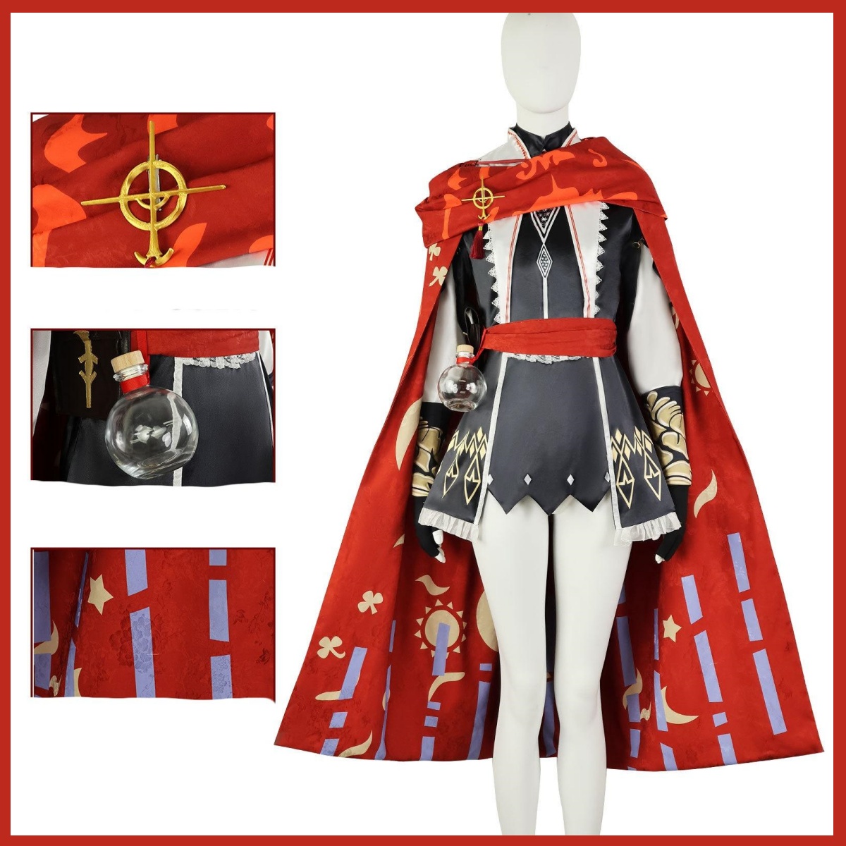 Costume Cosplay Game Arknights - Women'S Red Accessories recensione e prezzo
